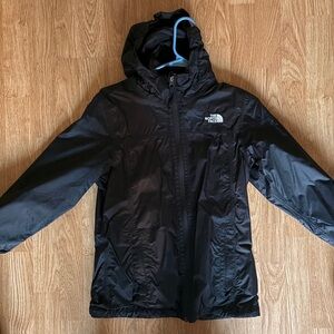 The North Face Black Raincoat Waterproof Outdoor Essential